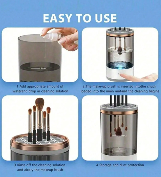 2-In-1 Electric Makeup Brush Cleaner and Dryer