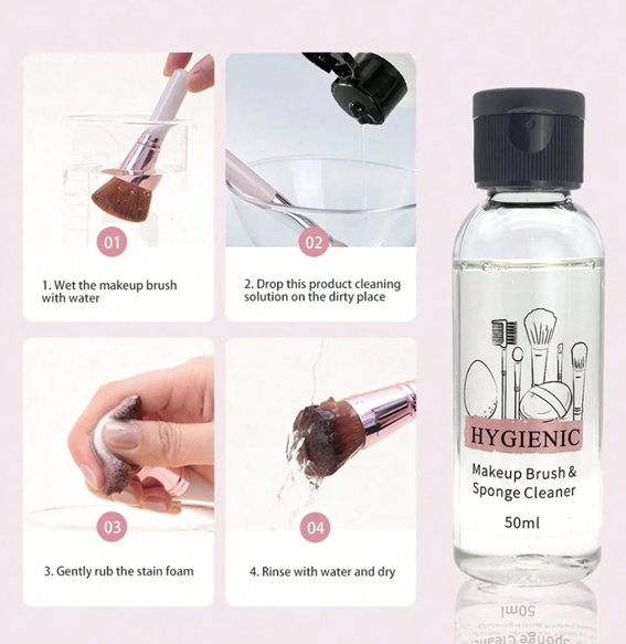 1 piece 50ml Makeup Brushes and Sponges Cleaning Liquid
