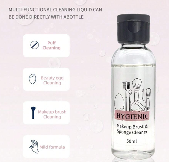 1 piece 50ml Makeup Brushes and Sponges Cleaning Liquid