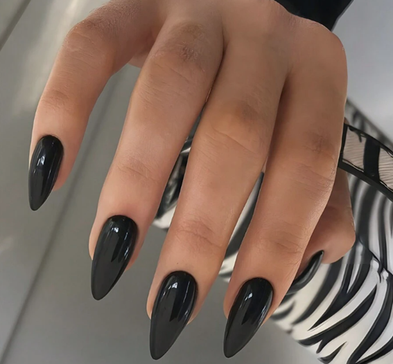 24 pieces Matte Almond Shaped Press on Nails