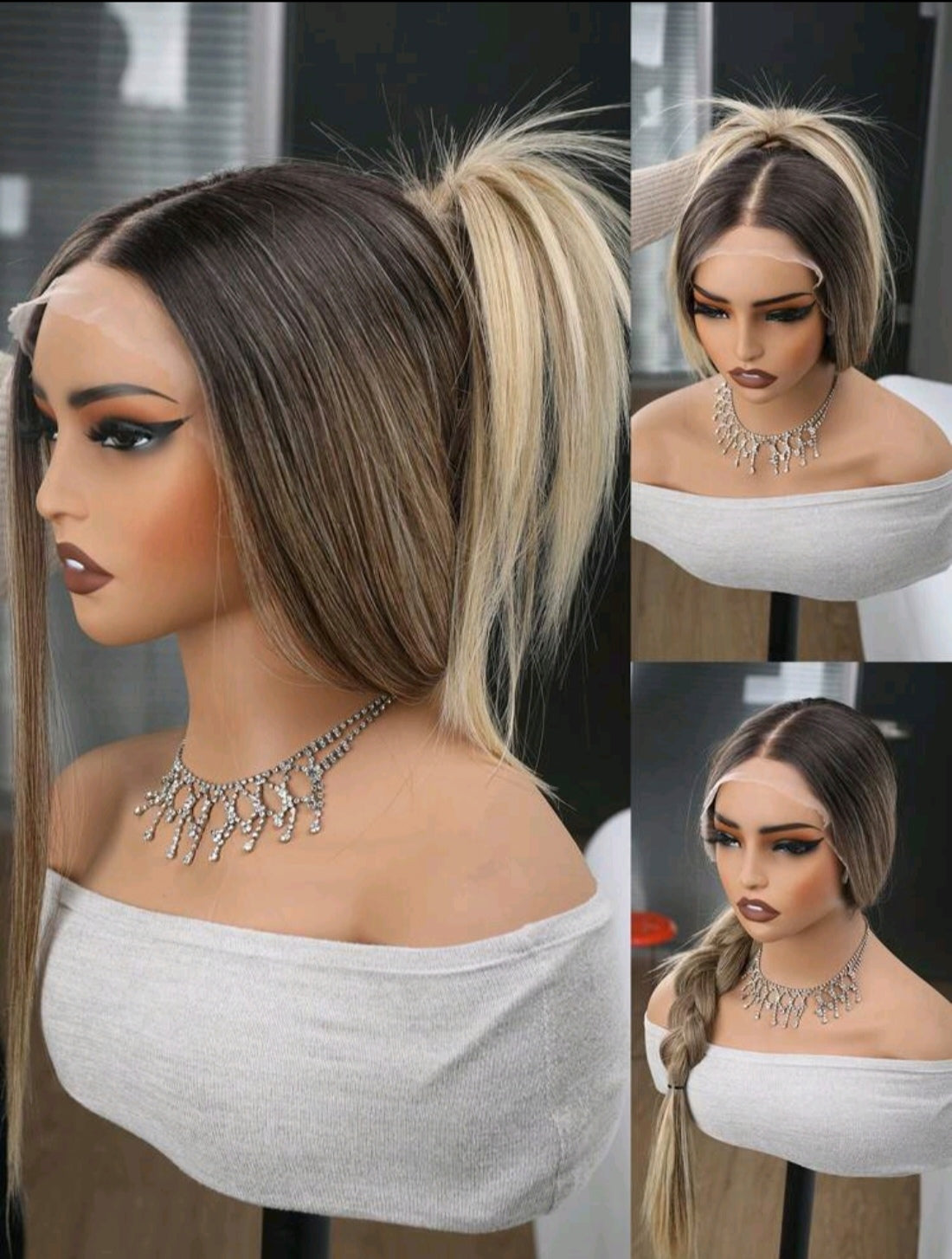 76cm Synthetic Lace Wig