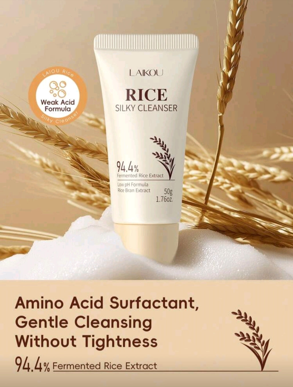 Laiko Rice Milky Toner - Glow In EVERY drop
