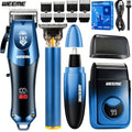 Men's Electric Set. Electric Hair Clipper + Fine Trimmer + Nose Hair Trimmer + Electric Shaver.