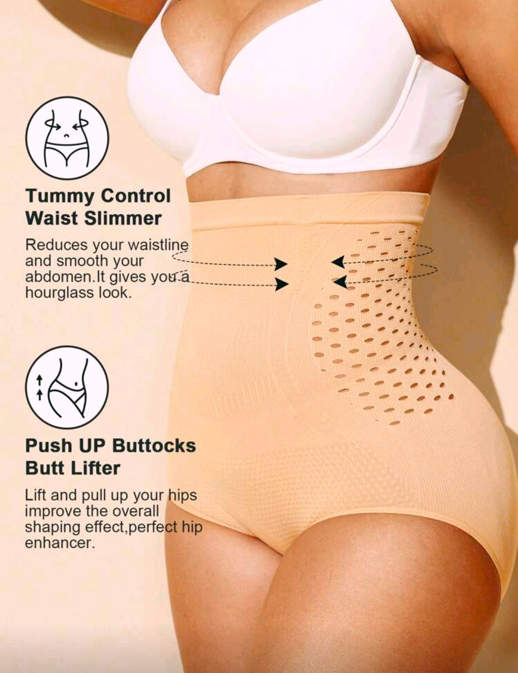 High Waist Seamless Breathable Shapewear