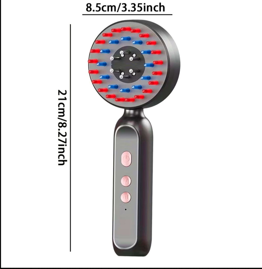 2-in-1 Electric Hair Brush and Scalp Massager for Hair - Hair Oil Applicator and Scalp