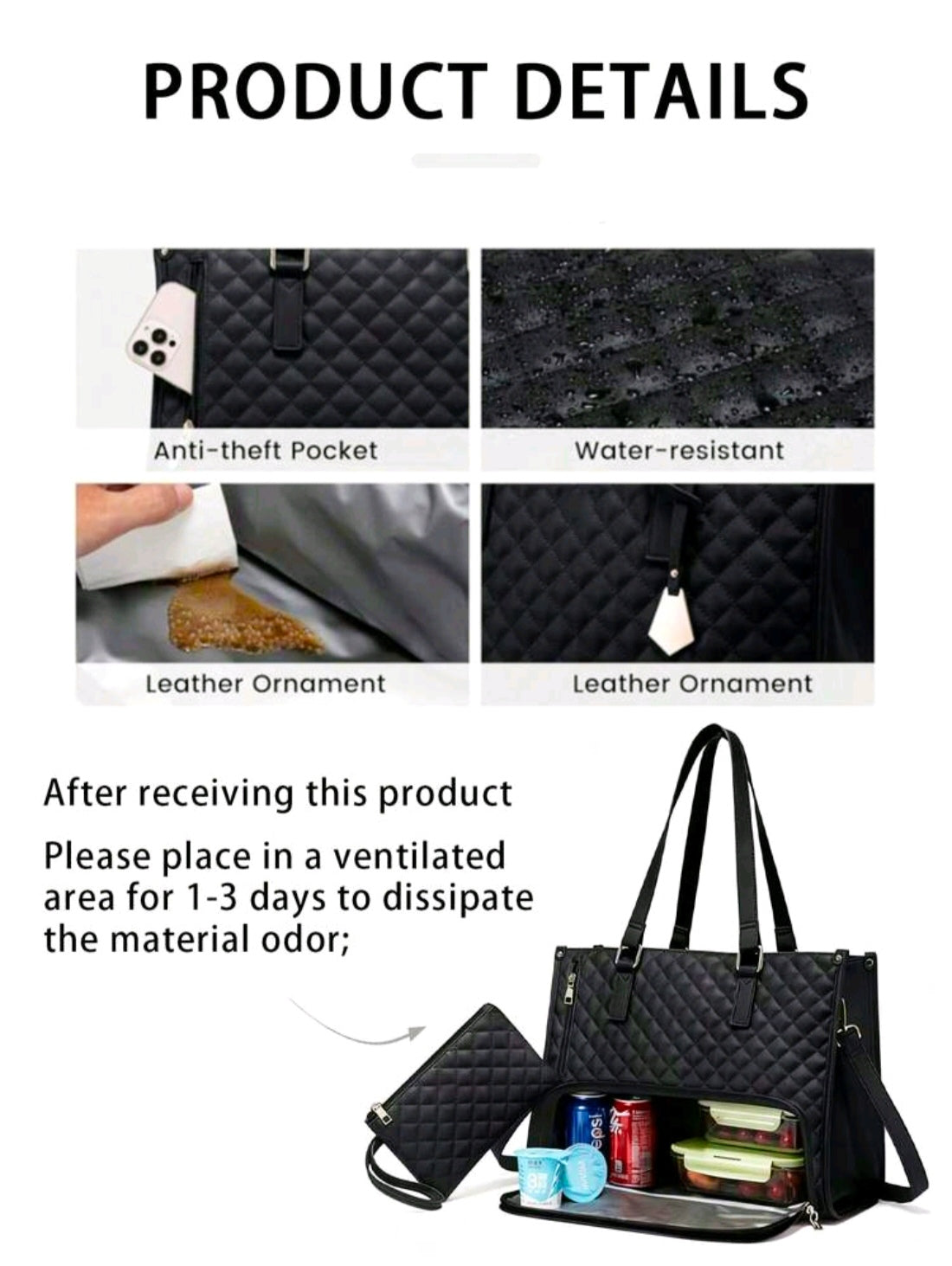 Laptop, Handbag and Lunchbag - All In One