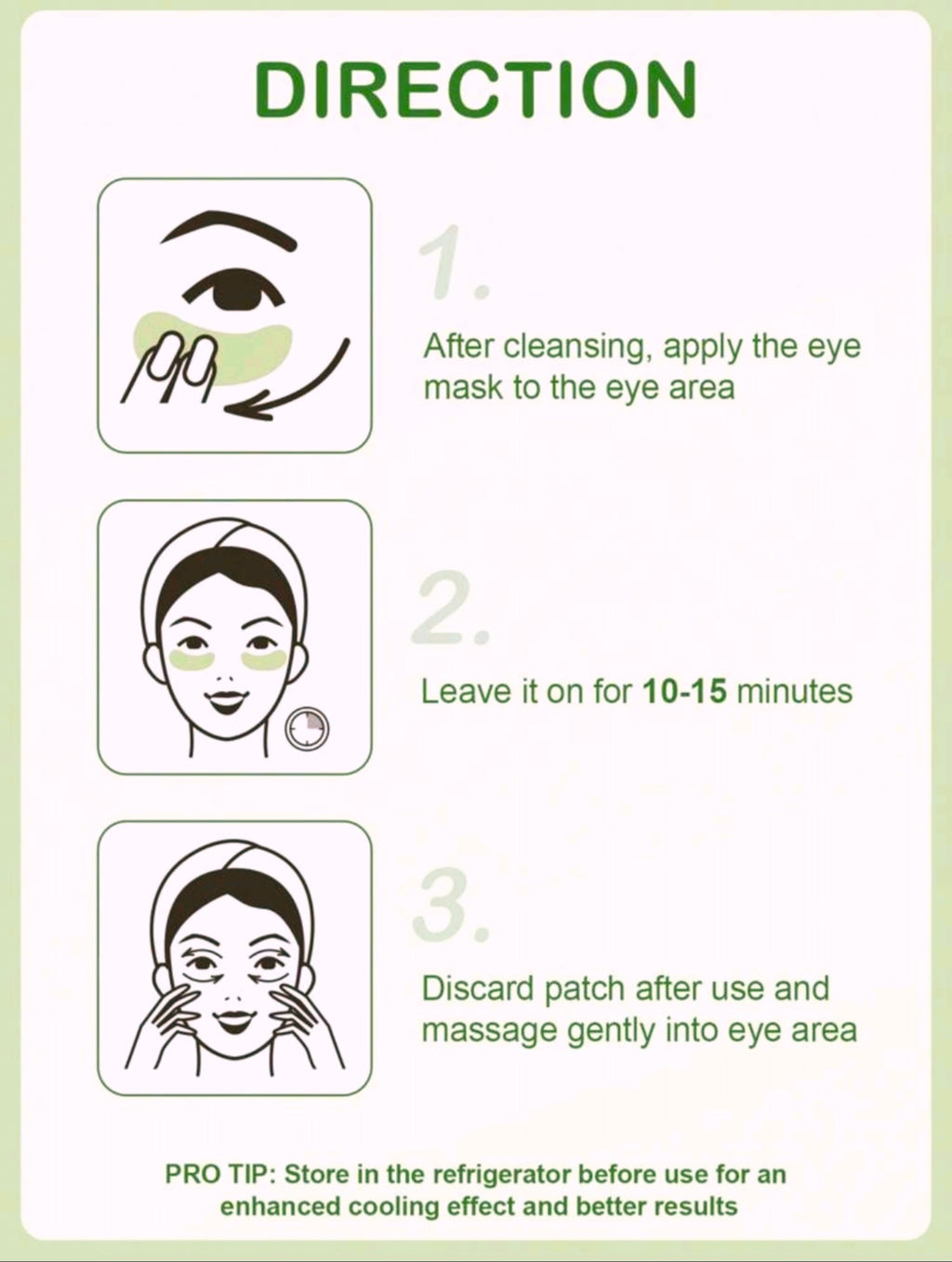 Aloe Vera Soothing Eye Mask - 30Pairs
