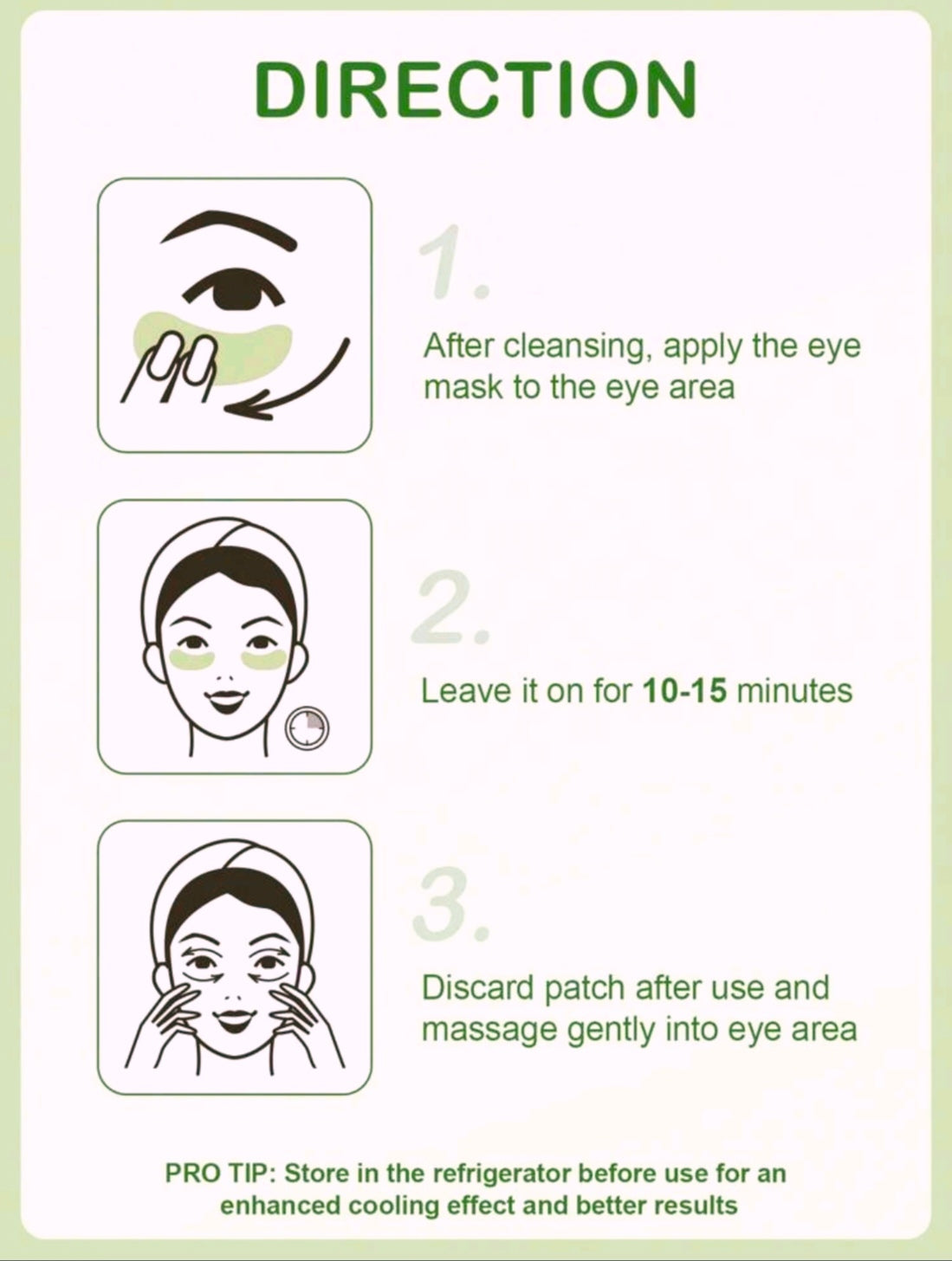 Aloe Vera Soothing Eye Mask - 30Pairs