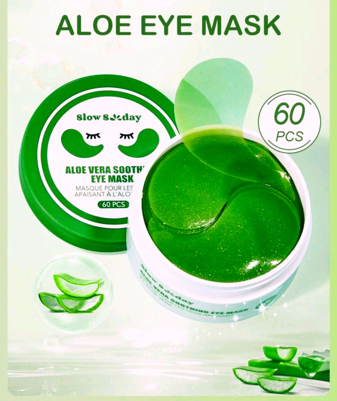 Aloe Vera Soothing Eye Mask - 30Pairs
