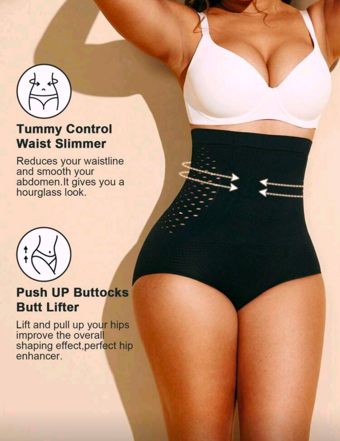High Waist Seamless Breathable Shapewear