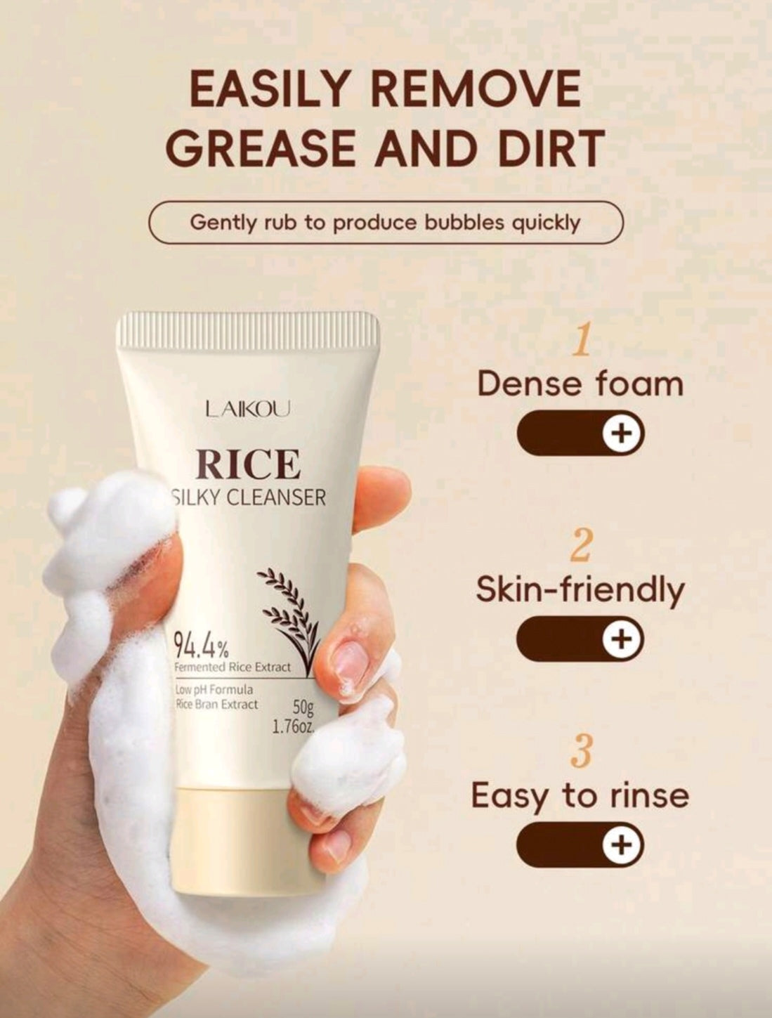 Laiko Rice Milky Toner - Glow In EVERY drop