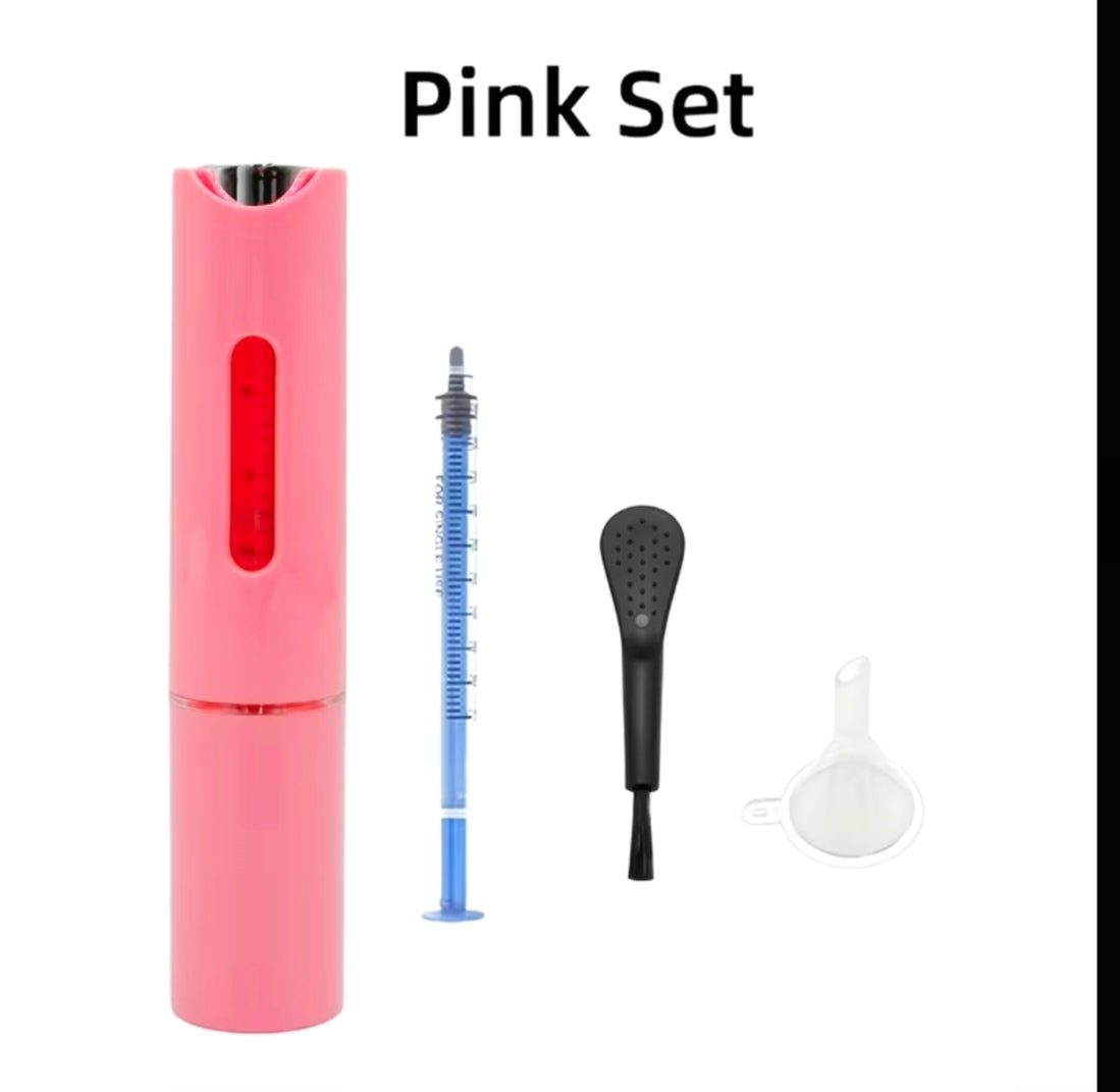 Round 15ml 2-in-1 Scalp Massage Applicator Comb with Mini Bottle