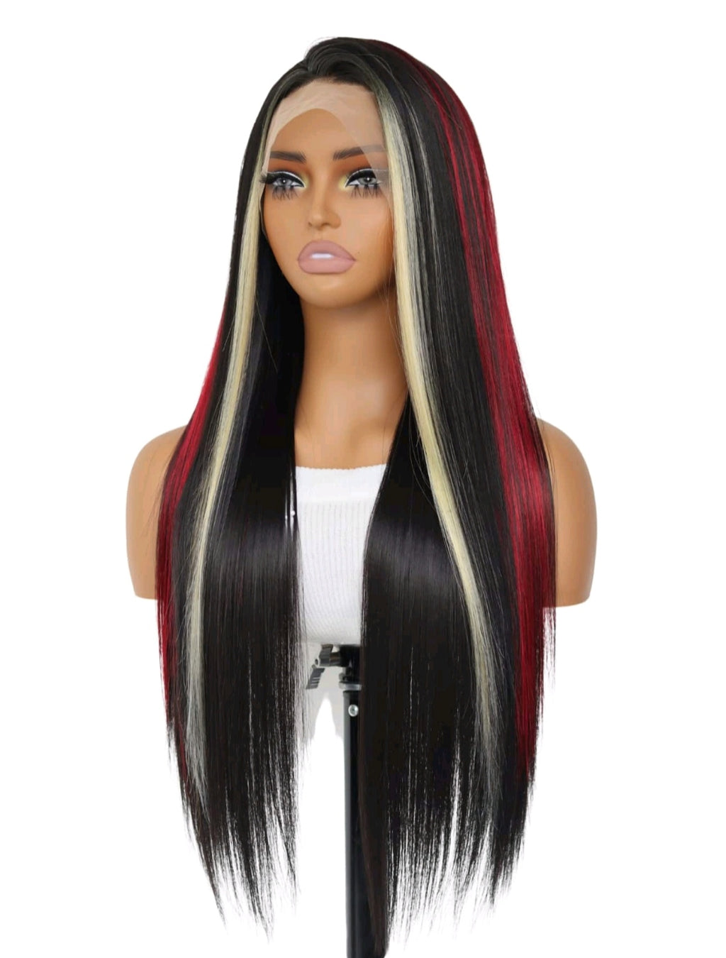 Ombre, Blonde, Red Wig