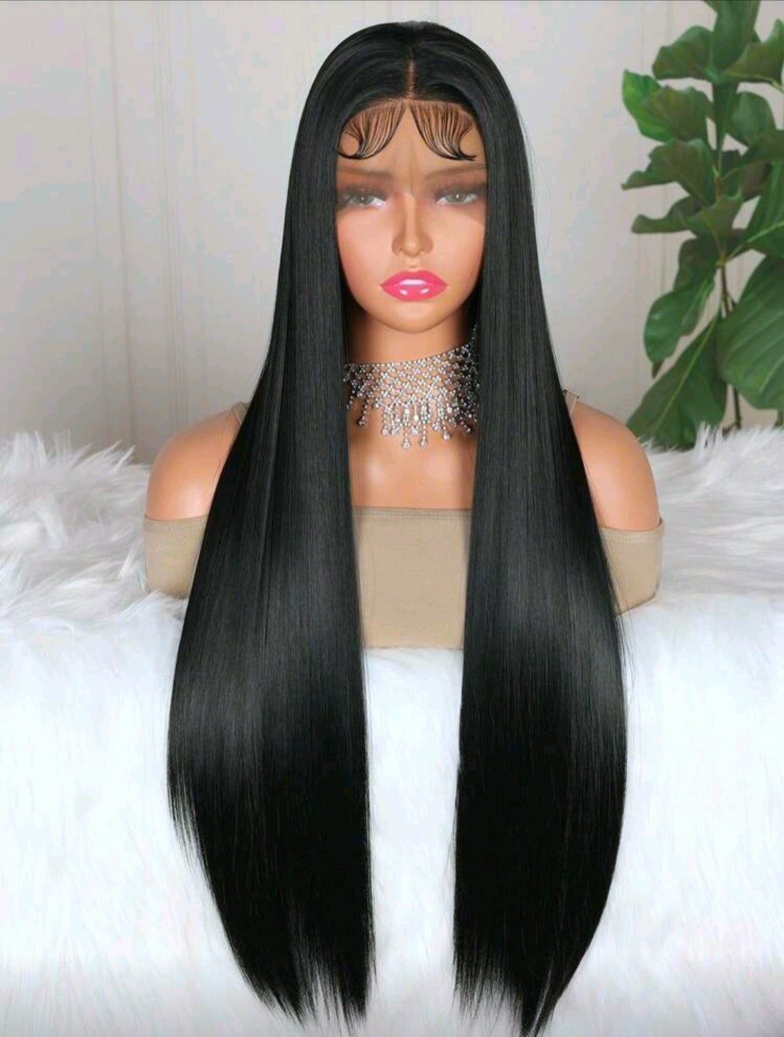 66cm Lace Wig With Baby Hair - No Glue Needed