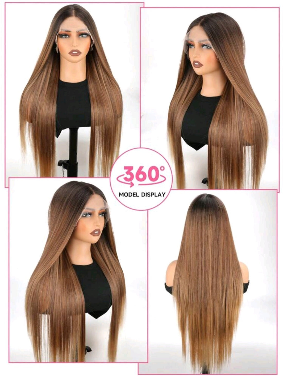 76cm Synthetic Lace Wig