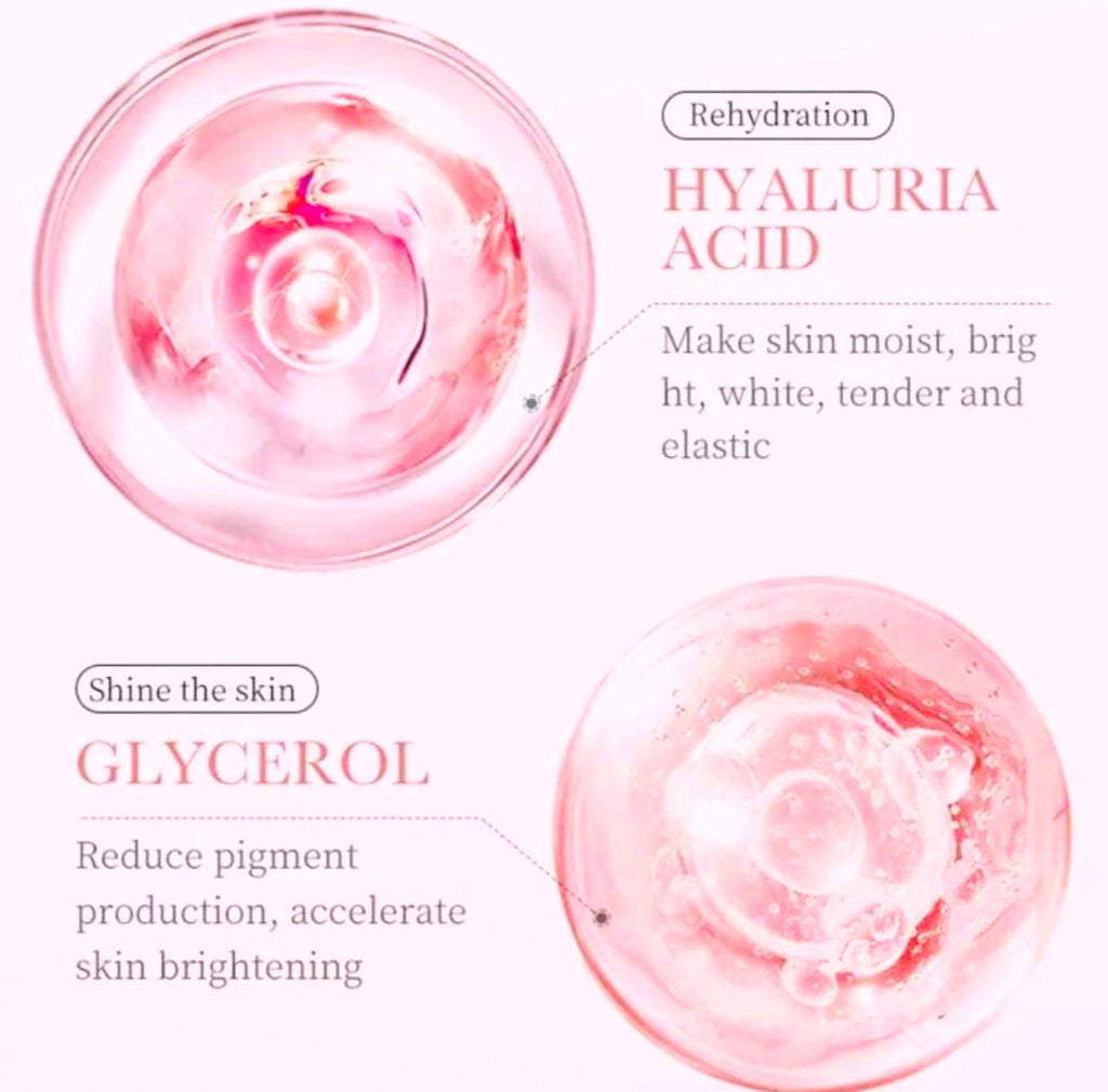 3 Piece Rose Hyaluronic Acid Moisturizing Set