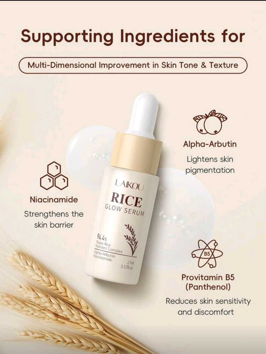 Laiko Rice Milky Toner - Glow In EVERY drop