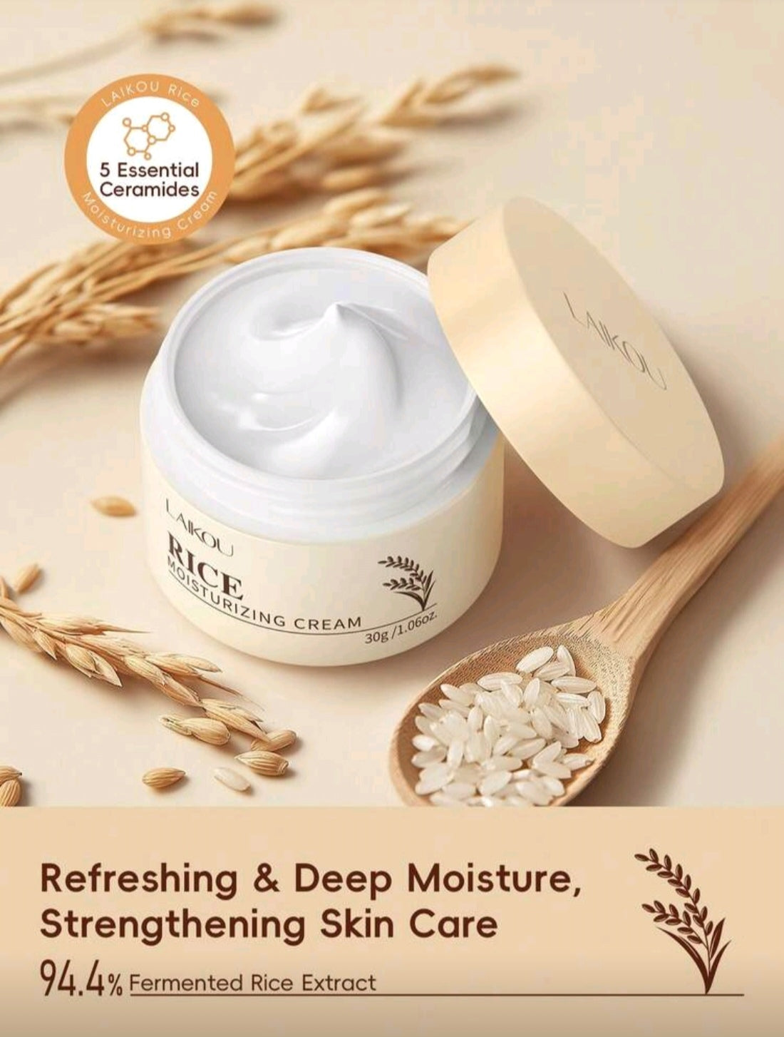 Laiko Rice Milky Toner - Glow In EVERY drop