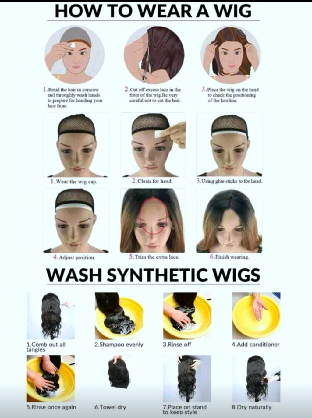 66cm Lace Wig With Baby Hair - No Glue Needed