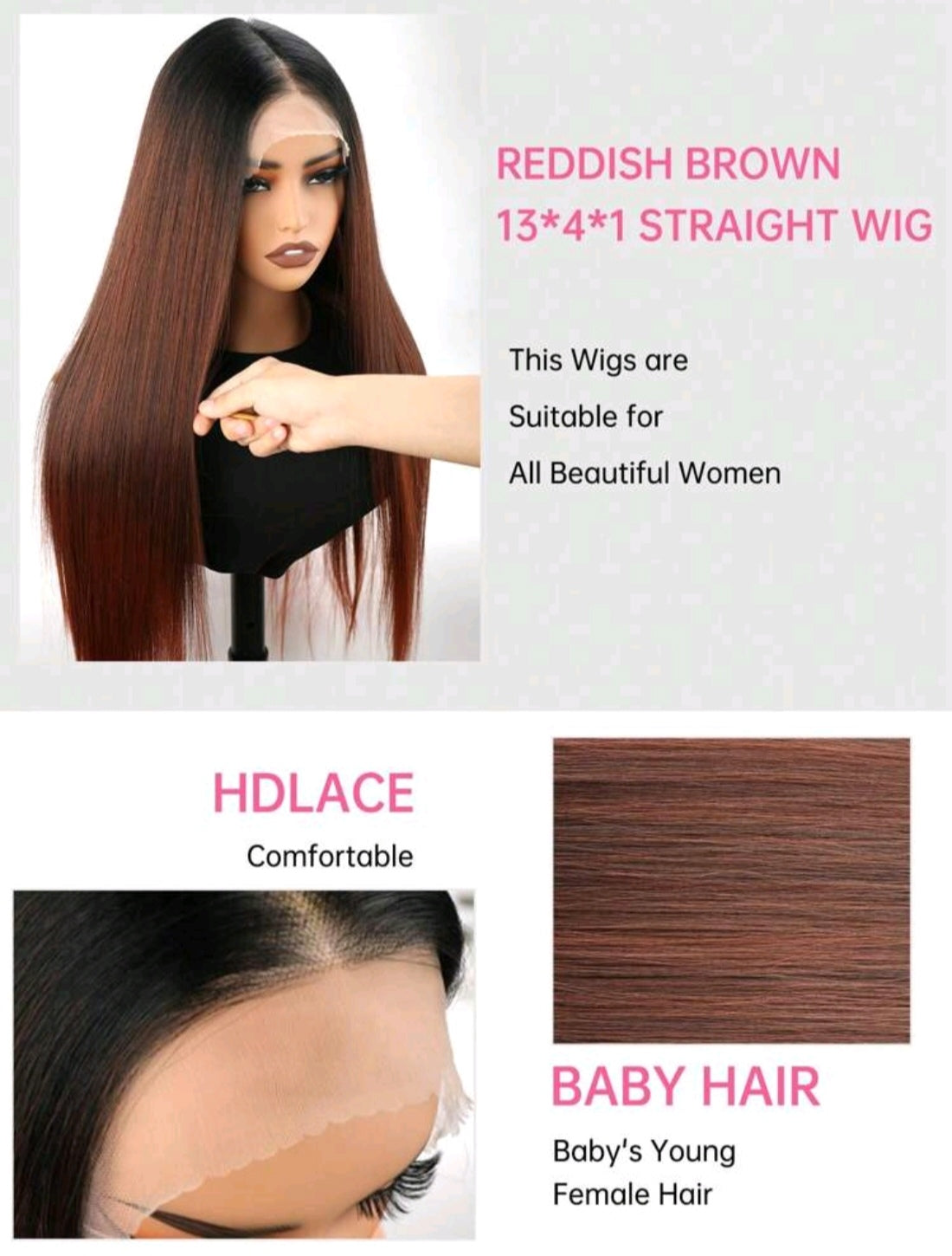 76cm Synthetic Lace Wig
