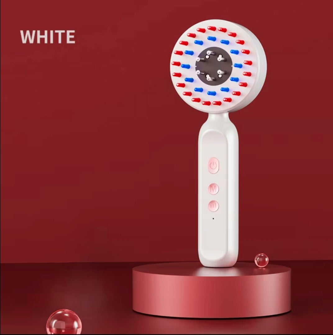 2-in-1 Electric Hair Brush and Scalp Massager for Hair - Hair Oil Applicator and Scalp