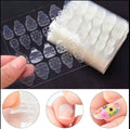 288 pieces (12 Sheets) Wearable Press-On Nail, Double-Sided Jelly Tape