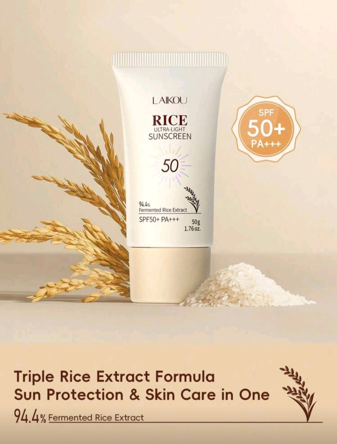 Laiko Rice Milky Toner - Glow In EVERY drop