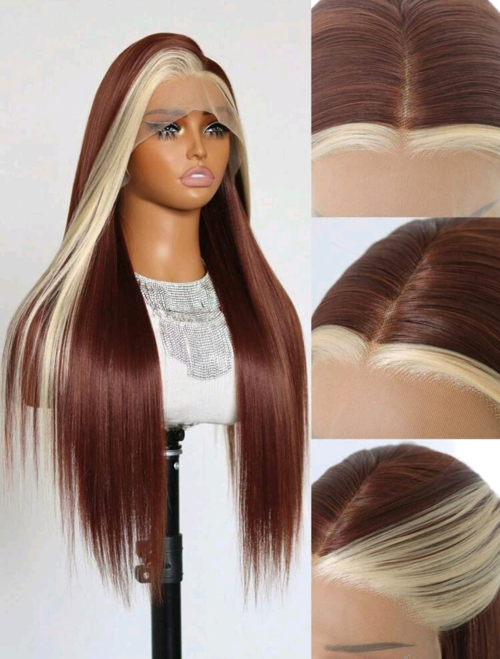 Ombre, Blonde, Red Wig
