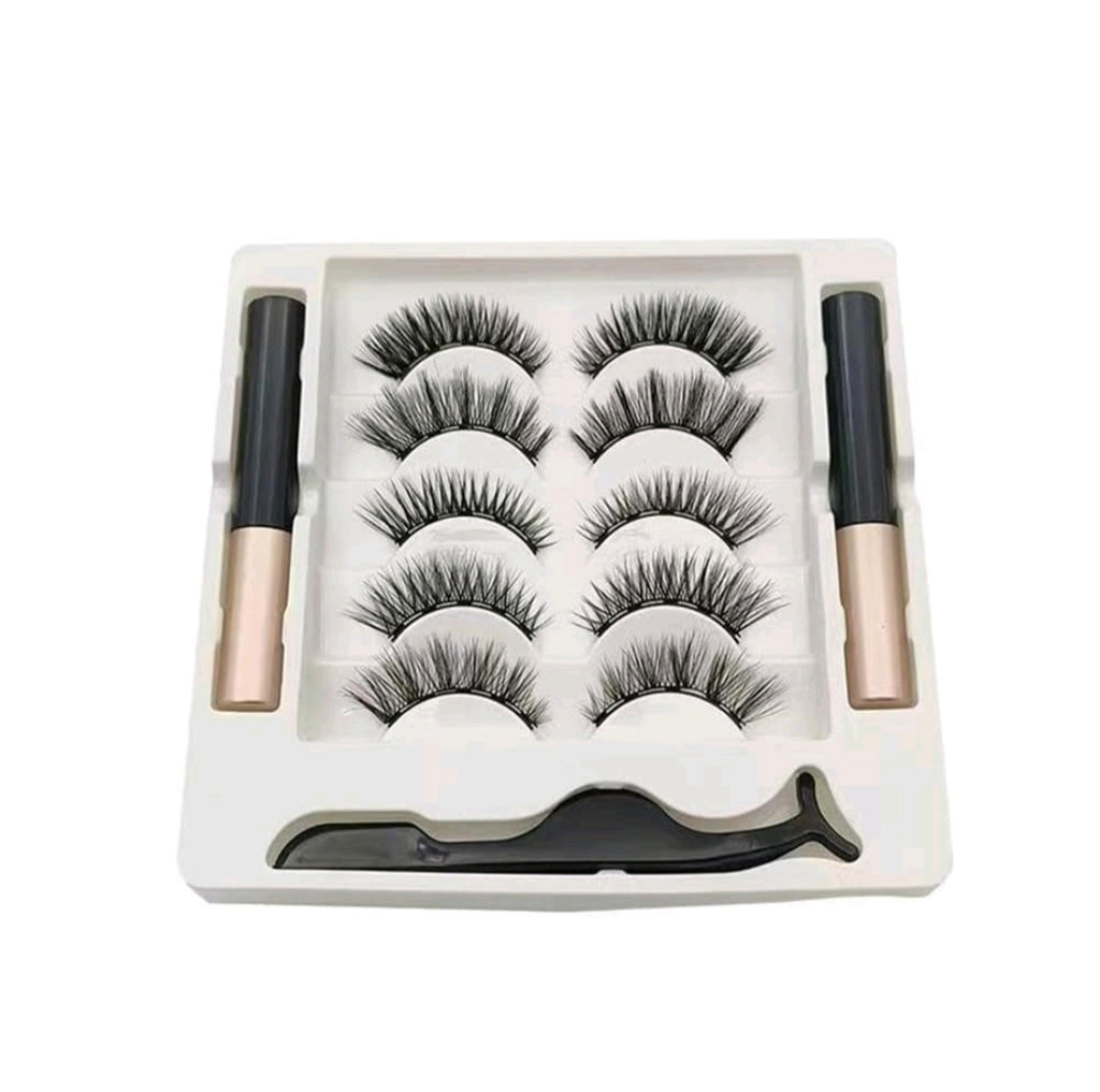 5 Pairs Magnetic Eyelashes Set