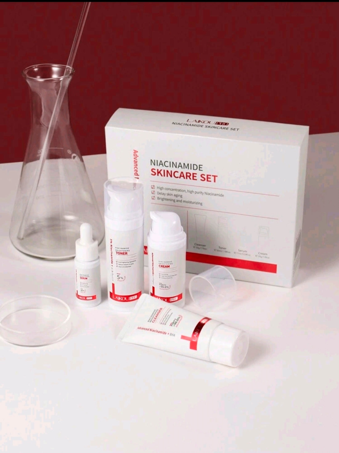 4-Piece Niacinamide Skincare Set