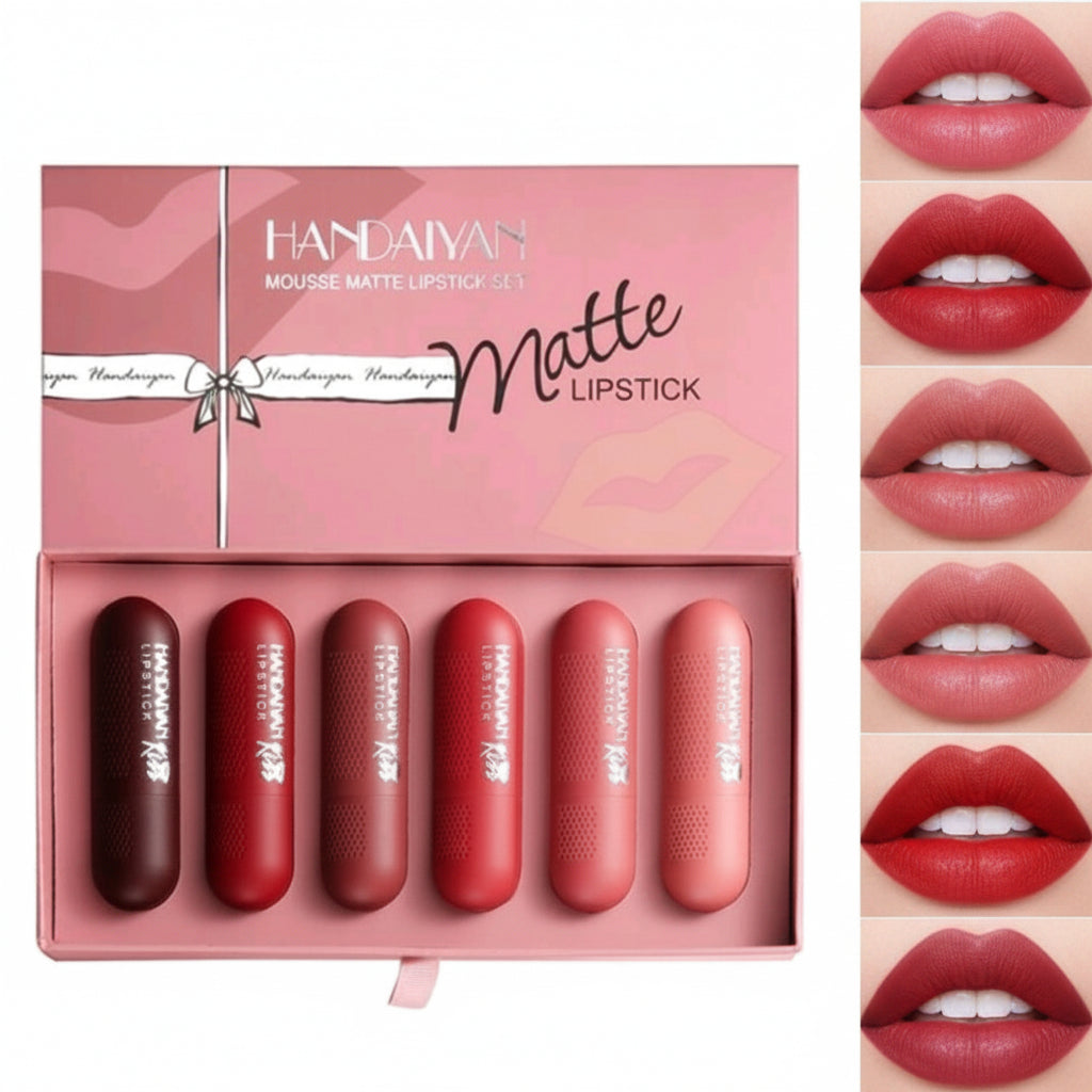 6 Recorder Style Lipsticks