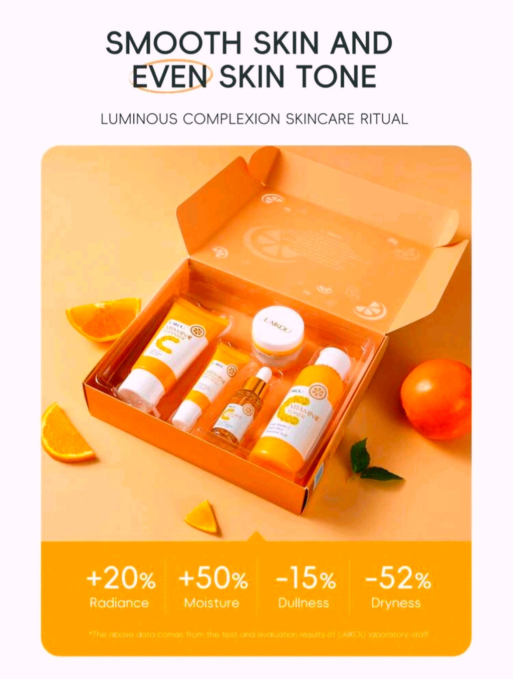 5-Piece Vitamin C Brightening Skincare Set