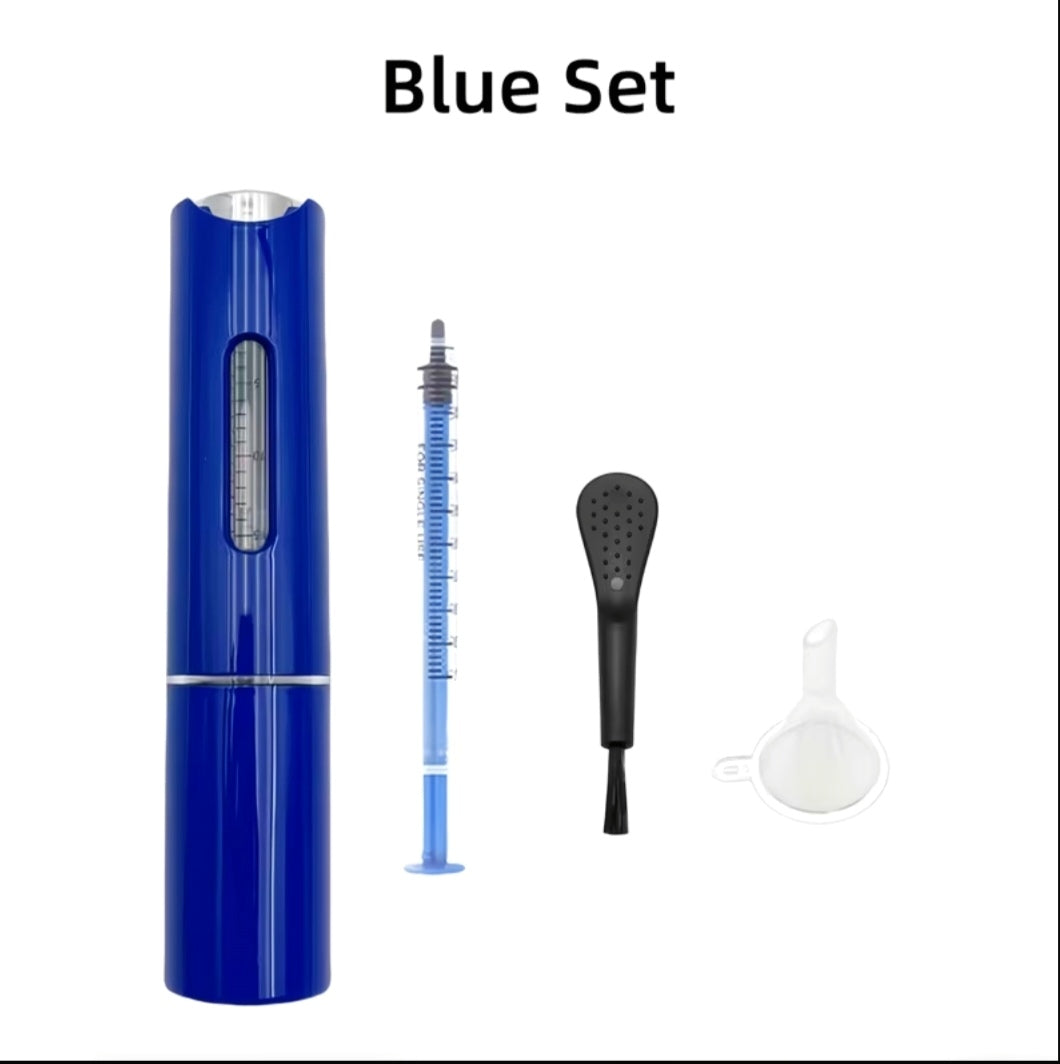 Round 15ml 2-in-1 Scalp Massage Applicator Comb with Mini Bottle
